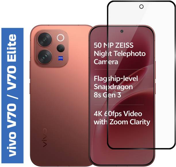Gorilla Cases Edge To Edge Tempered Glass for Vivo V70, Vivo V70 Elite