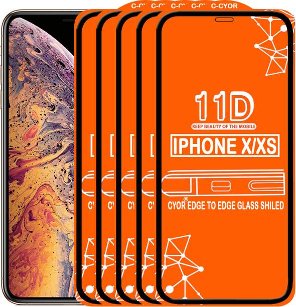 CYOR Edge To Edge Tempered Glass for Apple iPhone XS