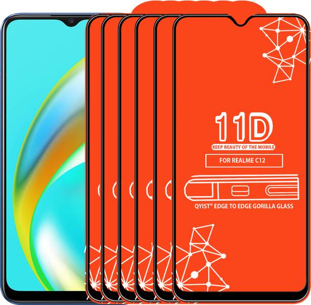 Qyist Edge To Edge Tempered Glass for Realme C12