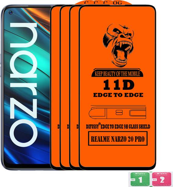 Difussy Edge To Edge Tempered Glass for REALME NARZO 20 PRO