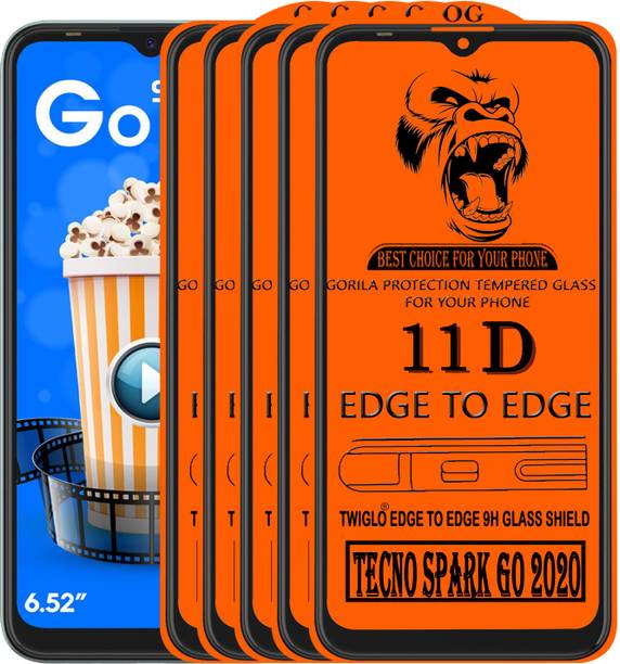 TWIGLO Edge To Edge Tempered Glass for TECNO SPARK GO 2020