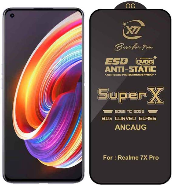 SuperX Edge To Edge Tempered Glass for Realme 7X Pro