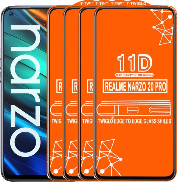 TWIGLO Edge To Edge Tempered Glass for REALME NARZO 20 PRO