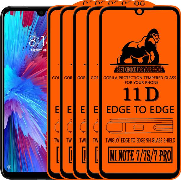 TWIGLO Edge To Edge Tempered Glass for REDMI NOTE 7 PRO