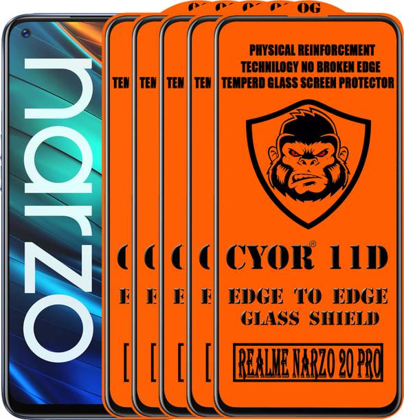 CYOR Edge To Edge Tempered Glass for REALME NARZO 20 PRO