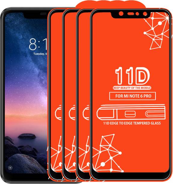 Roxel Edge To Edge Tempered Glass for Mi Redmi Note 6 Pro