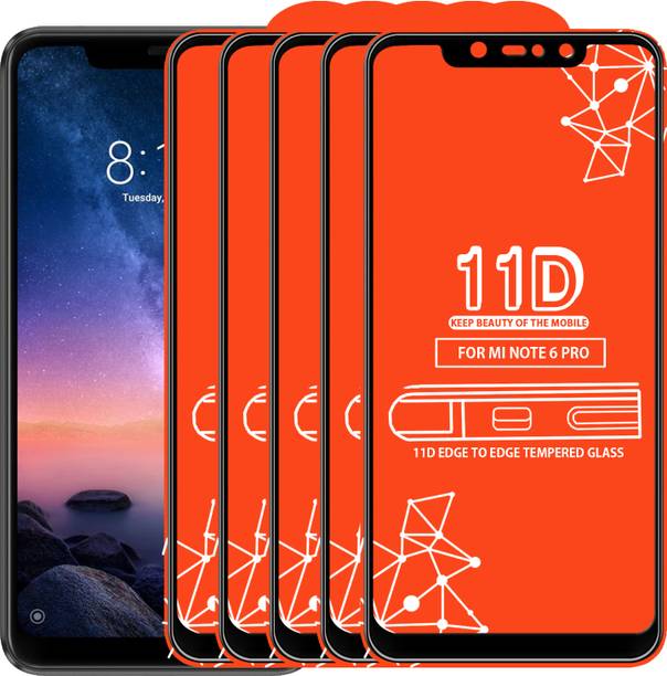 Roxel Edge To Edge Tempered Glass for Mi Redmi Note 6 Pro