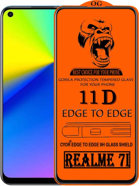 CYOR Edge To Edge Tempered Glass for REALME 7I