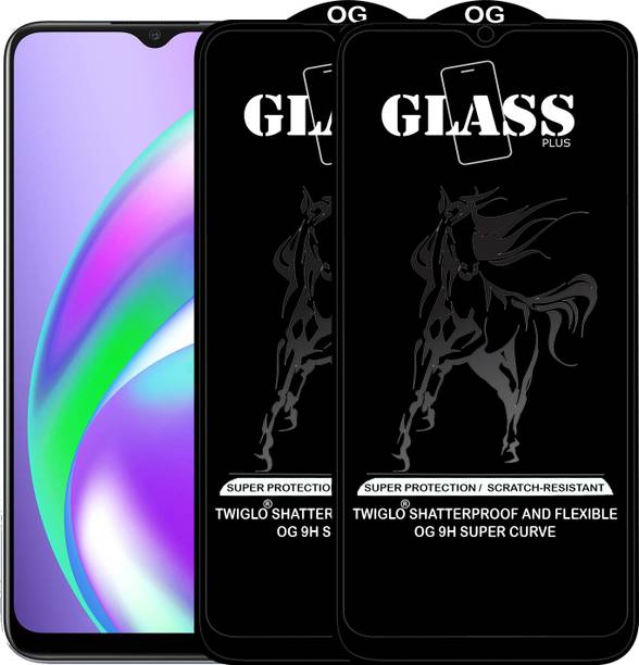 TWIGLO Edge To Edge Tempered Glass for REALME C15
