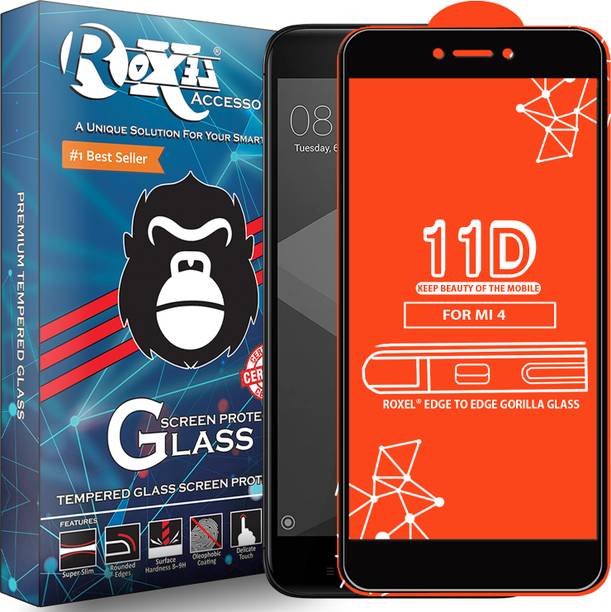 Roxel Edge To Edge Tempered Glass for Mi Redmi 4