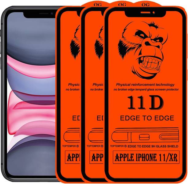 TOPTEMPER Edge To Edge Tempered Glass for Apple iPhone XR