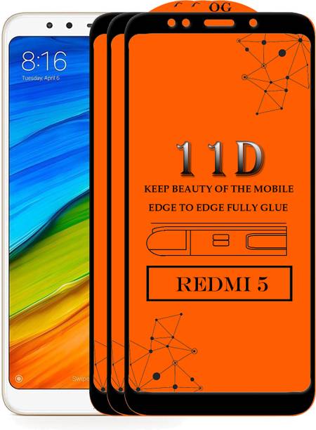 Difoxy Edge To Edge Tempered Glass for Mi Redmi 5