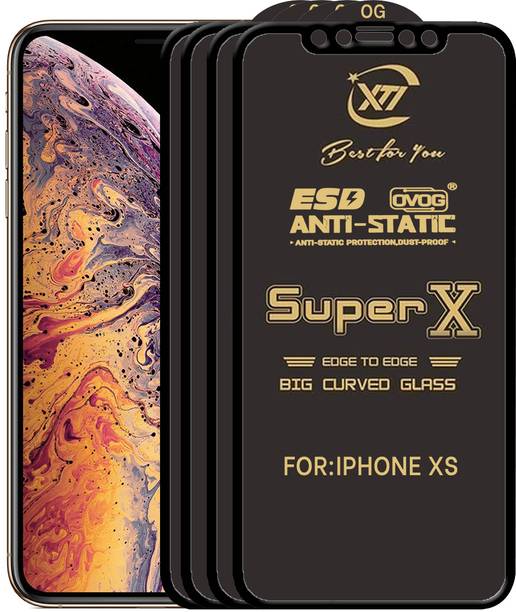 ANILUQ Edge To Edge Tempered Glass for Apple iPhone XS