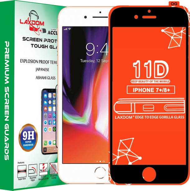 Laxdom Edge To Edge Tempered Glass for Apple iPhone 7 Plus