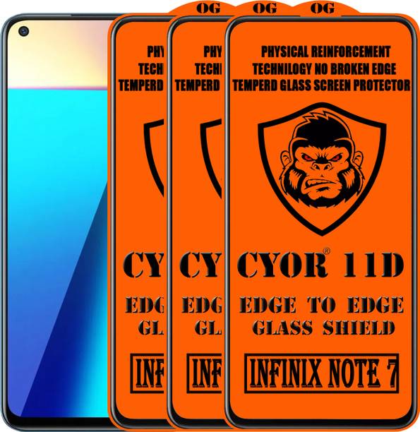 CYOR Edge To Edge Tempered Glass for INFINIX NOTE 7