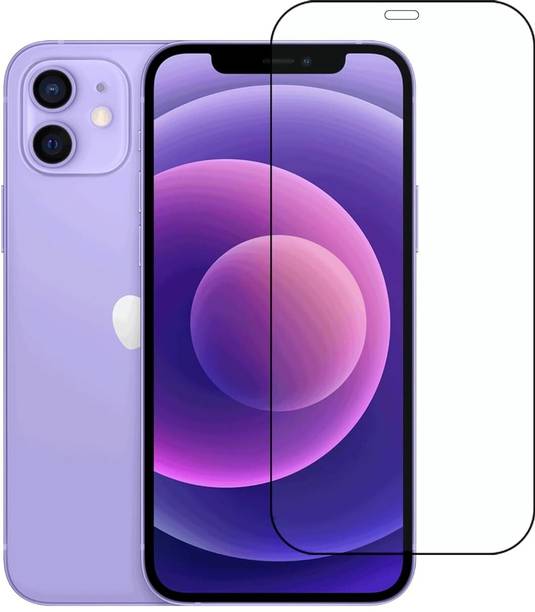 EITANSHA CREATION Edge To Edge Tempered Glass for iPhone 12, Apple iPhone 12, iPhone 12 Pro, Apple iPhone 12 Pro