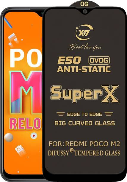 Difussy Edge To Edge Tempered Glass for REDMI POCO M2