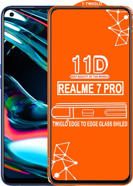 TWIGLO Edge To Edge Tempered Glass for REALME 7 PRO