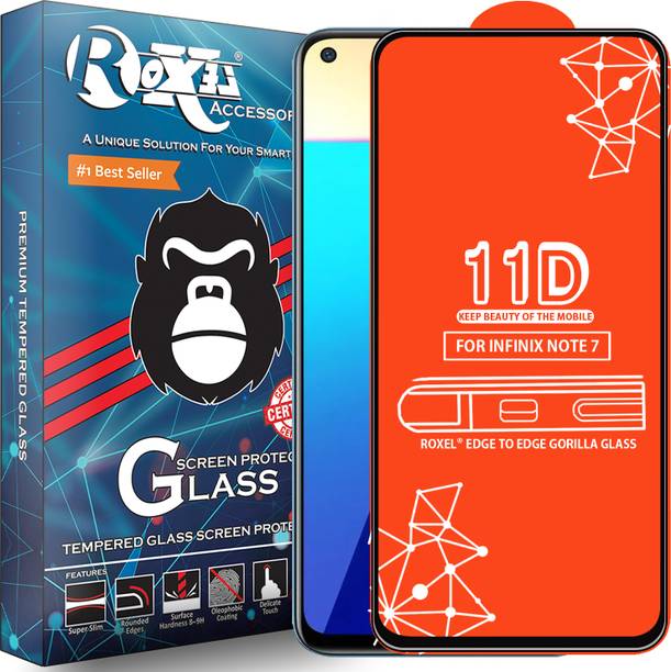 Roxel Edge To Edge Tempered Glass for Infinix Note 7