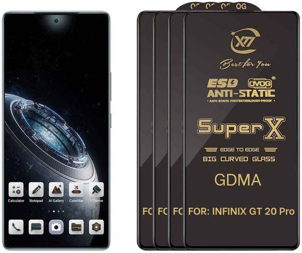 SuperX Edge To Edge Tempered Glass for INFINIX GT 20 PRO