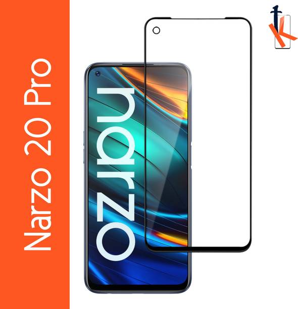 TCartoHUB Edge To Edge Tempered Glass for Realme Narzo 20 Pro