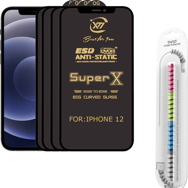 TWIGLO Edge To Edge Tempered Glass for IPHONE 12