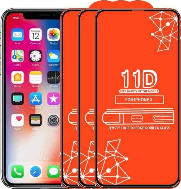 Qyist Edge To Edge Tempered Glass for Apple iPhone X