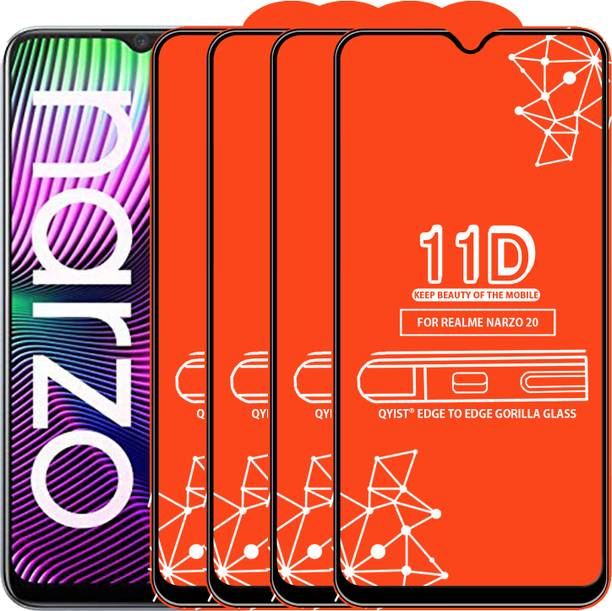 Qyist Edge To Edge Tempered Glass for Realme Narzo 20