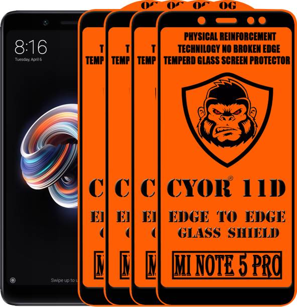 CYOR Edge To Edge Tempered Glass for Mi Redmi Note 5 Pro