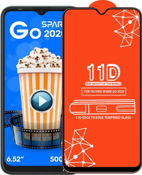 Roxel Edge To Edge Tempered Glass for Techno Spark Go 2020