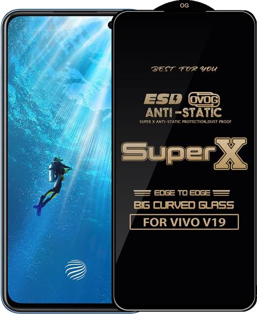 NEESME Edge To Edge Tempered Glass for VIVO V19