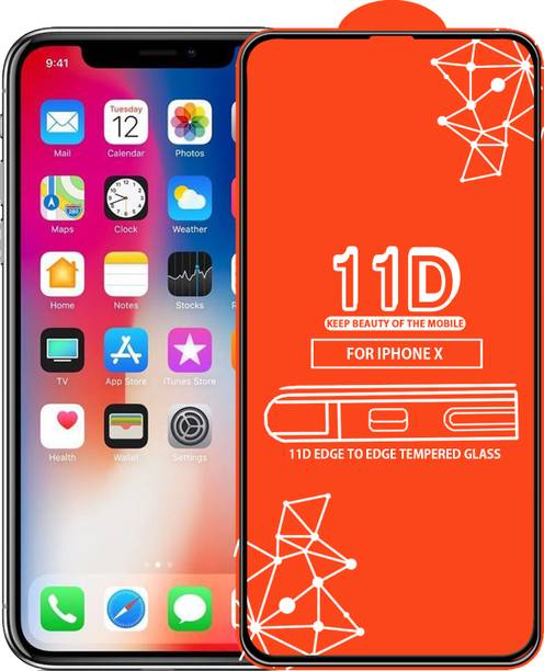 Roxel Edge To Edge Tempered Glass for Apple iPhone X