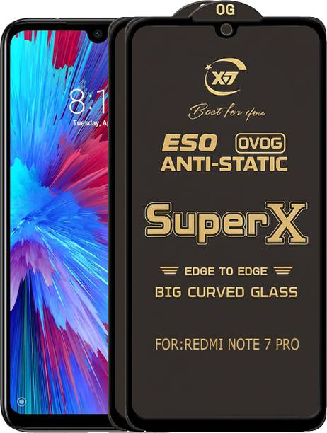 ANILUQ Edge To Edge Tempered Glass for REDMI NOTE 7 PRO