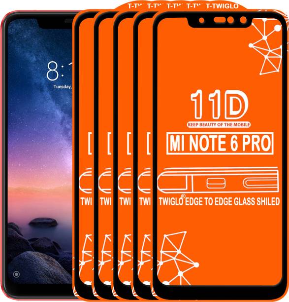 TWIGLO Edge To Edge Tempered Glass for Mi Redmi Note 6 Pro