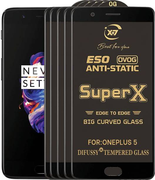 Difussy Edge To Edge Tempered Glass for OnePlus 5