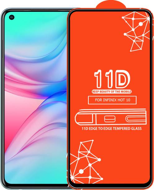 Qyist Edge To Edge Tempered Glass for Infinix Hot 10