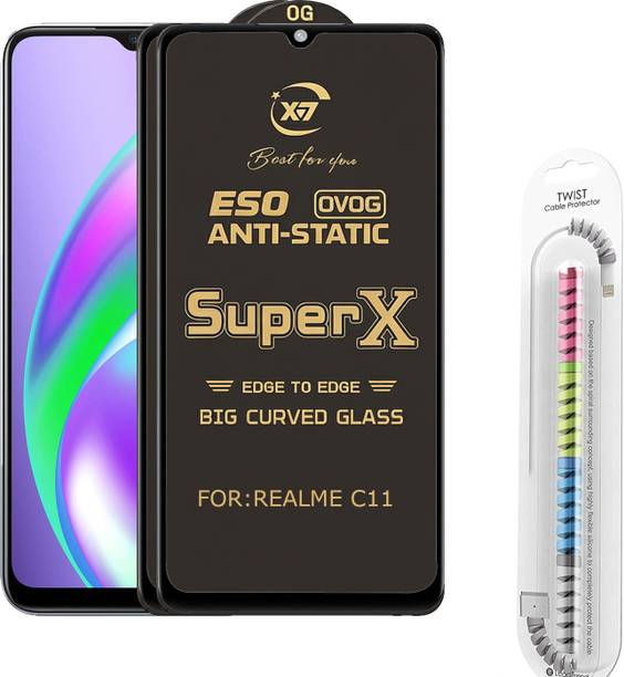 TWIGLO Edge To Edge Tempered Glass for REALME C11