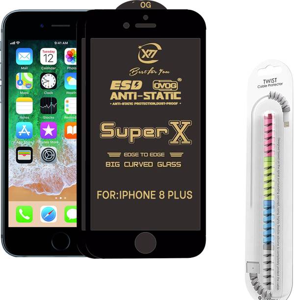 TWIGLO Edge To Edge Tempered Glass for Apple iPhone 8 Plus