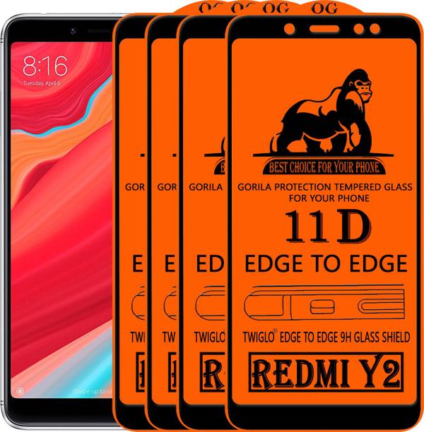 TWIGLO Edge To Edge Tempered Glass for Mi Redmi Y2
