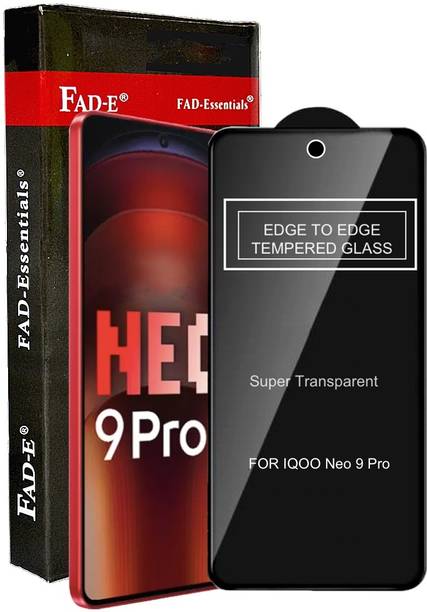FAD-E Edge To Edge Tempered Glass for iQOO Neo 9 PRO 5G, iQOO Neo 9 PRO, iQOO 12 5G