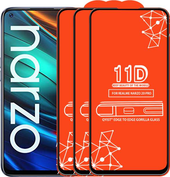 Qyist Edge To Edge Tempered Glass for Realme Narzo 20 Pro