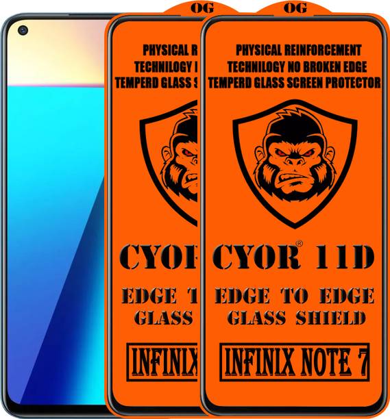 CYOR Edge To Edge Tempered Glass for INFINIX NOTE 7