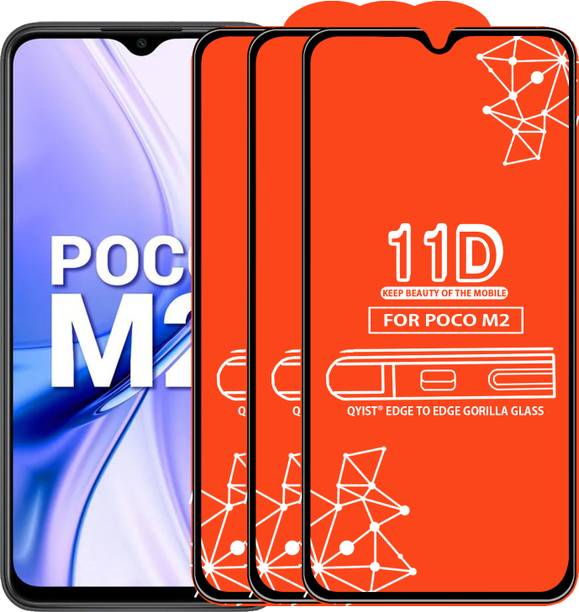 Qyist Edge To Edge Tempered Glass for Poco M2