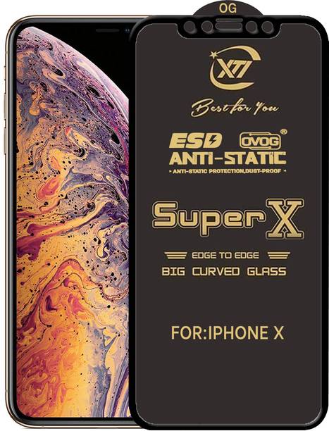 ANILUQ Edge To Edge Tempered Glass for Apple iPhone X