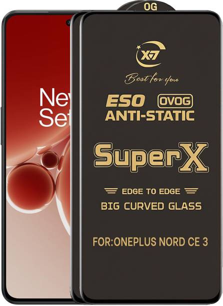 ANILUQ Edge To Edge Tempered Glass for ONEPLUS NORD CE 3