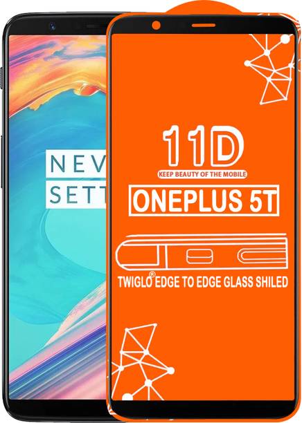 TWIGLO Edge To Edge Tempered Glass for OnePlus 5T