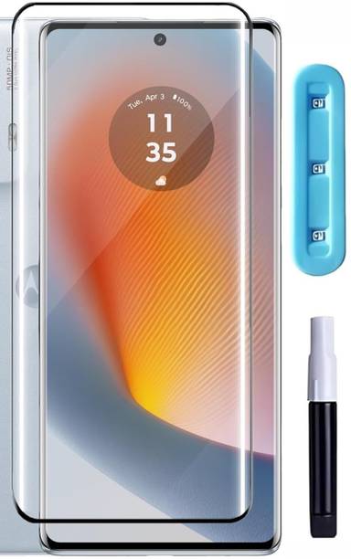 NKCASE Edge To Edge Tempered Glass for Motorola Edge 50 Fusion, (UV)