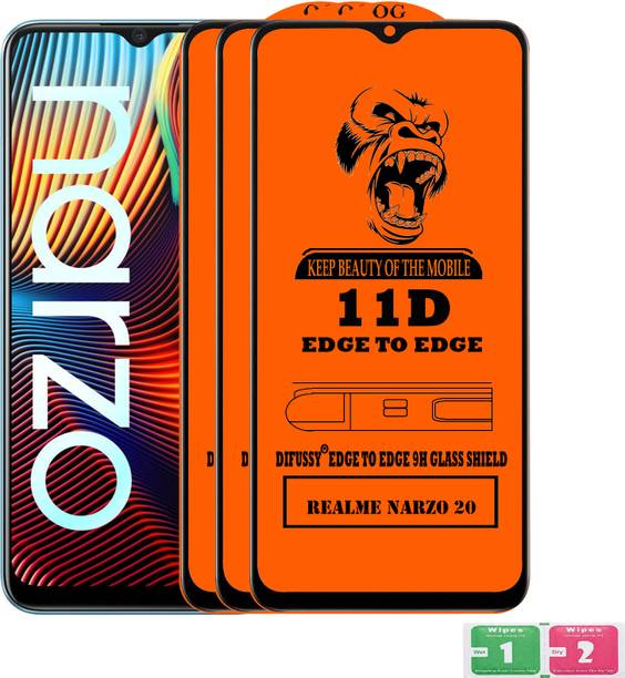 Difussy Edge To Edge Tempered Glass for REALME NARZO 20