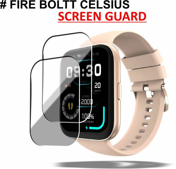 FINCH Edge To Edge Tempered Glass for FIRE BOLTT CELSIUS SMARTWATCH