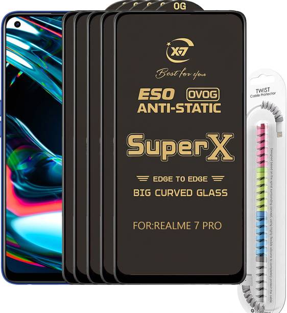 CYOR Edge To Edge Tempered Glass for REALME 7 PRO